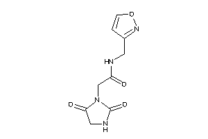 Image of 2-(2,5-diketoimidazolidin-1-yl)-N-(isoxazol-3-ylmethyl)acetamide