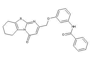 N-[3-[(4-keto-6,7,8,9-tetrahydropyrimido[2,1-b][1,3]benzothiazol-2-yl)methoxy]phenyl]benzamide