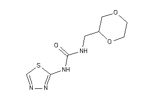 Image of 1-(1,4-dioxan-2-ylmethyl)-3-(1,3,4-thiadiazol-2-yl)urea