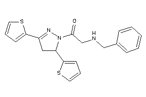 2-(benzylamino)-1-[3,5-bis(2-thienyl)-2-pyrazolin-1-yl]ethanone