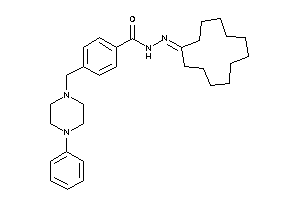 N-(cyclododecylideneamino)-4-[(4-phenylpiperazino)methyl]benzamide