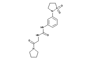 1-[3-(1,1-diketo-1,2-thiazolidin-2-yl)phenyl]-3-(2-keto-2-pyrrolidino-ethyl)urea