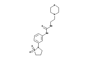 1-[3-(1,1-diketo-1,2-thiazolidin-2-yl)phenyl]-3-(2-morpholinoethyl)urea