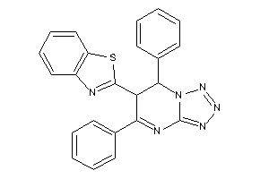 2-(5,7-diphenyl-6,7-dihydrotetrazolo[1,5-a]pyrimidin-6-yl)-1,3-benzothiazole