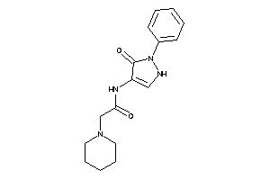 N-(5-keto-1-phenyl-3-pyrazolin-4-yl)-2-piperidino-acetamide