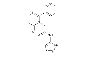 2-(6-keto-2-phenyl-pyrimidin-1-yl)-N-(1H-pyrazol-5-yl)acetamide