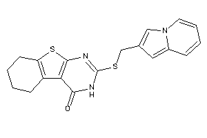 2-(indolizin-2-ylmethylthio)-5,6,7,8-tetrahydro-3H-benzothiopheno[2,3-d]pyrimidin-4-one