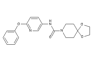 N-(6-phenoxy-3-pyridyl)-1,4-dioxa-8-azaspiro[4.5]decane-8-carboxamide