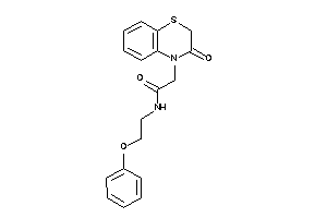 2-(3-keto-1,4-benzothiazin-4-yl)-N-(2-phenoxyethyl)acetamide