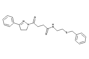 N-[2-(benzylthio)ethyl]-4-keto-4-(3-phenyl-2-pyrazolin-1-yl)butyramide