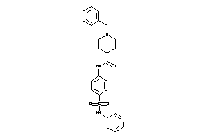 1-benzyl-N-[4-(phenylsulfamoyl)phenyl]isonipecotamide