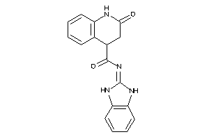 Image of N-(1,3-dihydrobenzimidazol-2-ylidene)-2-keto-3,4-dihydro-1H-quinoline-4-carboxamide
