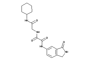 N-[2-(cyclohexylamino)-2-keto-ethyl]-N'-(3-ketoisoindolin-5-yl)oxamide