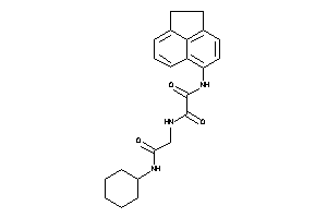 N'-acenaphthen-5-yl-N-[2-(cyclohexylamino)-2-keto-ethyl]oxamide