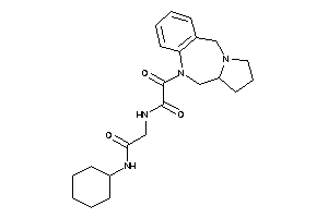 2-(6,6a,7,8,9,11-hexahydropyrrolo[2,1-c][1,4]benzodiazepin-5-yl)-N-[2-(cyclohexylamino)-2-keto-ethyl]-2-keto-acetamide