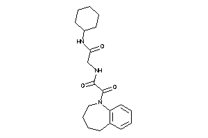 N-[2-(cyclohexylamino)-2-keto-ethyl]-2-keto-2-(2,3,4,5-tetrahydro-1-benzazepin-1-yl)acetamide