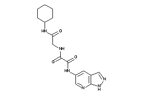 N-[2-(cyclohexylamino)-2-keto-ethyl]-N'-(1H-pyrazolo[3,4-b]pyridin-5-yl)oxamide