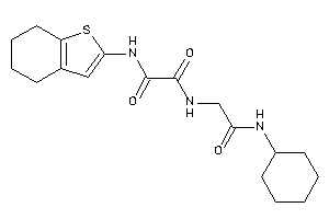 N-[2-(cyclohexylamino)-2-keto-ethyl]-N'-(4,5,6,7-tetrahydrobenzothiophen-2-yl)oxamide