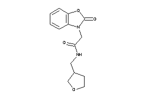 2-(2-keto-1,3-benzoxazol-3-yl)-N-(tetrahydrofuran-3-ylmethyl)acetamide