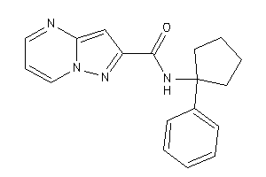 N-(1-phenylcyclopentyl)pyrazolo[1,5-a]pyrimidine-2-carboxamide