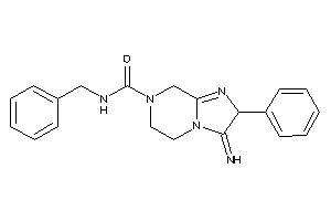 Image of N-benzyl-3-imino-2-phenyl-2,5,6,8-tetrahydroimidazo[1,2-a]pyrazine-7-carboxamide