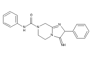 Image of 3-imino-N,2-diphenyl-2,5,6,8-tetrahydroimidazo[1,2-a]pyrazine-7-carboxamide