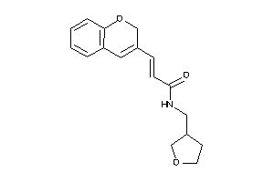 3-(2H-chromen-3-yl)-N-(tetrahydrofuran-3-ylmethyl)acrylamide