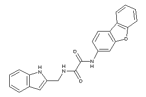 N'-dibenzofuran-3-yl-N-(1H-indol-2-ylmethyl)oxamide