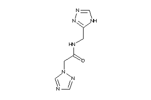 2-(1,2,4-triazol-1-yl)-N-(4H-1,2,4-triazol-3-ylmethyl)acetamide