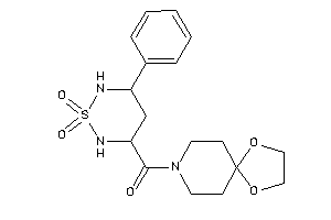 (1,1-diketo-5-phenyl-1,2,6-thiadiazinan-3-yl)-(1,4-dioxa-8-azaspiro[4.5]decan-8-yl)methanone