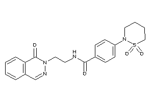 4-(1,1-diketothiazinan-2-yl)-N-[2-(1-ketophthalazin-2-yl)ethyl]benzamide