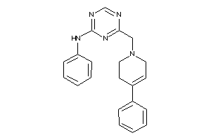 Phenyl-[4-[(4-phenyl-3,6-dihydro-2H-pyridin-1-yl)methyl]-s-triazin-2-yl]amine