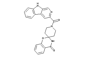 Image of 1'-(9H-$b-carboline-3-carbonyl)spiro[3H-1,3-benzoxazine-2,4'-piperidine]-4-one