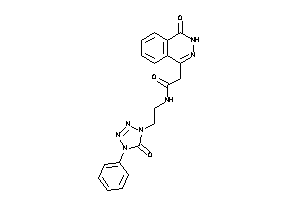 N-[2-(5-keto-4-phenyl-tetrazol-1-yl)ethyl]-2-(4-keto-3H-phthalazin-1-yl)acetamide