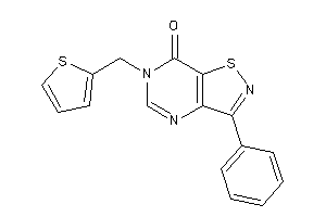 3-phenyl-6-(2-thenyl)isothiazolo[4,5-d]pyrimidin-7-one