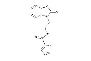 N-[2-(2-keto-1,3-benzoxazol-3-yl)ethyl]thiazole-5-carboxamide