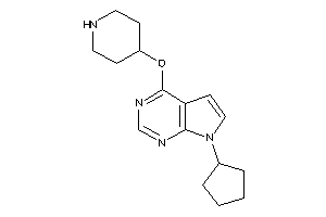 7-cyclopentyl-4-(4-piperidyloxy)pyrrolo[2,3-d]pyrimidine