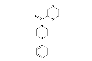 1,4-dioxan-2-yl-(4-phenylpiperazino)methanone