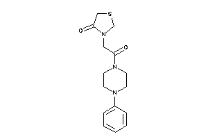 3-[2-keto-2-(4-phenylpiperazino)ethyl]thiazolidin-4-one