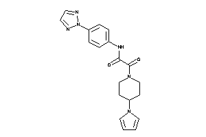 2-keto-2-(4-pyrrol-1-ylpiperidino)-N-[4-(triazol-2-yl)phenyl]acetamide