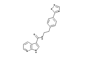 N-[2-[4-(1,2,4-oxadiazol-5-yl)phenyl]ethyl]-1H-pyrrolo[2,3-b]pyridine-3-carboxamide