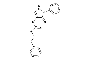 1-(5-keto-1-phenyl-3-pyrazolin-4-yl)-3-phenethyl-thiourea