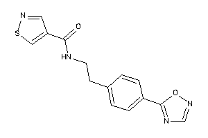 N-[2-[4-(1,2,4-oxadiazol-5-yl)phenyl]ethyl]isothiazole-4-carboxamide