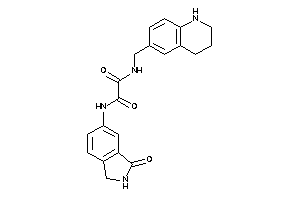 N'-(3-ketoisoindolin-5-yl)-N-(1,2,3,4-tetrahydroquinolin-6-ylmethyl)oxamide