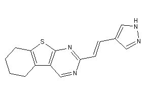 Image of 2-[2-(1H-pyrazol-4-yl)vinyl]-5,6,7,8-tetrahydrobenzothiopheno[2,3-d]pyrimidine