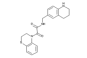 2-(2,3-dihydro-1,4-benzothiazin-4-yl)-2-keto-N-(1,2,3,4-tetrahydroquinolin-6-ylmethyl)acetamide