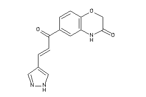 6-[3-(1H-pyrazol-4-yl)acryloyl]-4H-1,4-benzoxazin-3-one