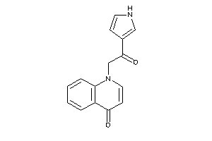 1-[2-keto-2-(1H-pyrrol-3-yl)ethyl]-4-quinolone