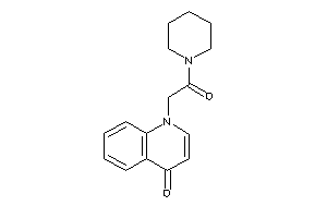 1-(2-keto-2-piperidino-ethyl)-4-quinolone