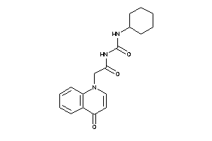 N-(cyclohexylcarbamoyl)-2-(4-keto-1-quinolyl)acetamide